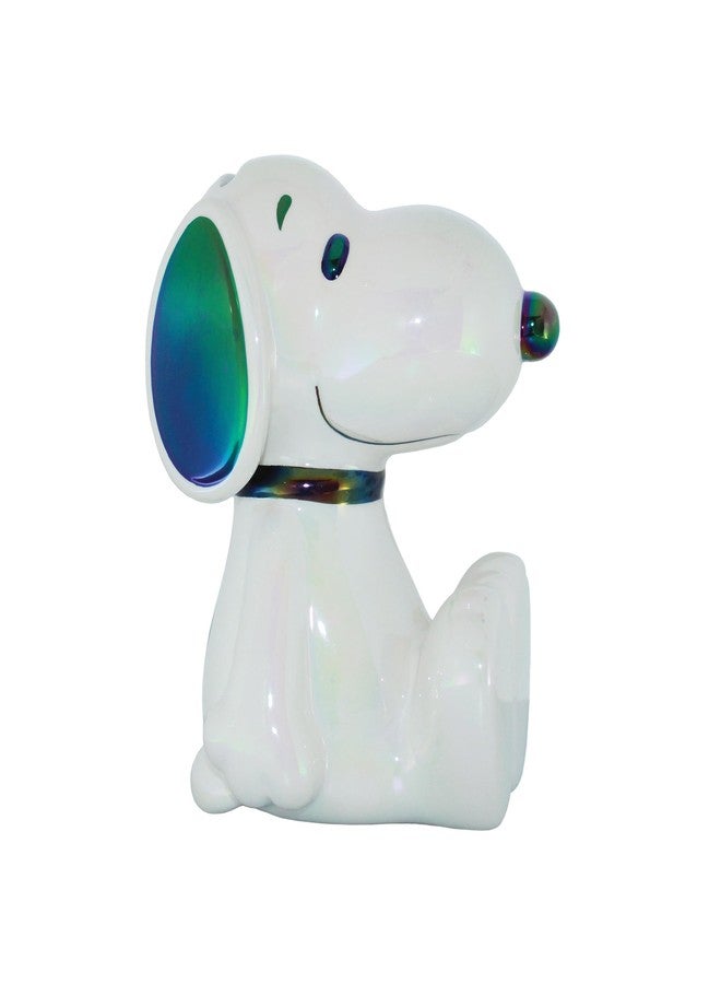 Department 56 Peanuts Snoopy The Beagle Seated Pose Coin Bank, 6.42 Inch, White - Image 3